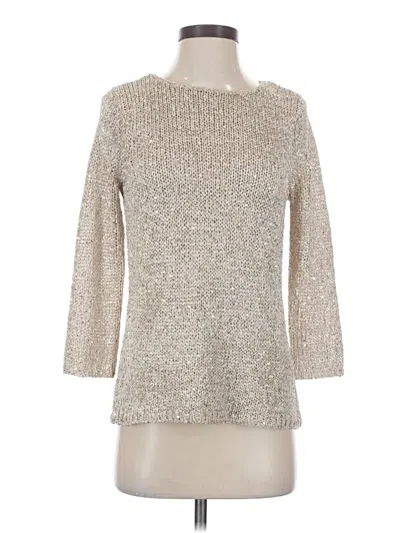 Pre-owned Chico's Pullover Sweater In Brown