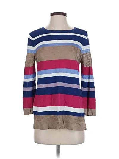 Pre-owned Chico's Pullover Sweater In Brown