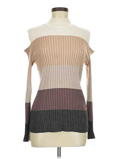 Pre-owned Chico's Pullover Sweater In Brown