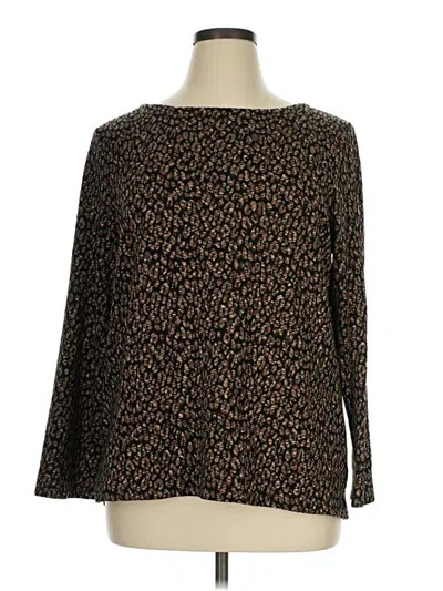 Pre-owned Chico's Pullover Sweater In Brown