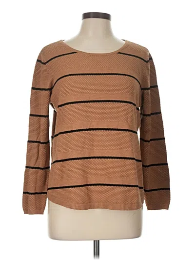 Pre-owned Chico's Pullover Sweater In Brown