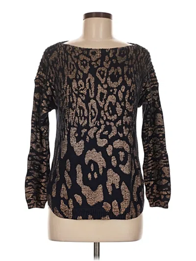 Pre-owned Chico's Pullover Sweater In Gold