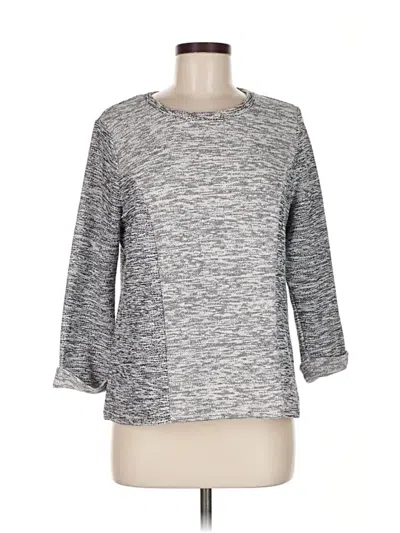 Pre-owned Chico's Pullover Sweater In Gray