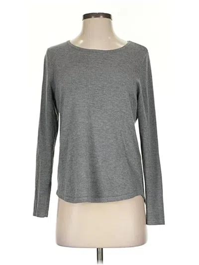 Pre-owned Chico's Pullover Sweater In Gray