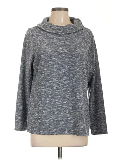 Pre-owned Chico's Pullover Sweater In Gray