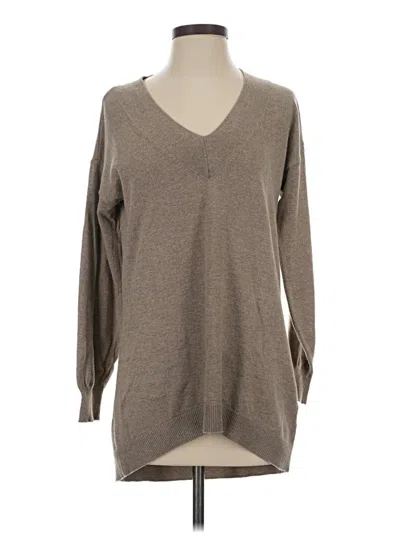 Pre-owned Chico's Pullover Sweater In Gray