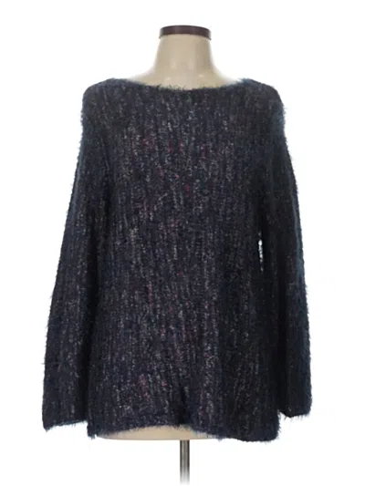Pre-owned Chico's Pullover Sweater In Gray