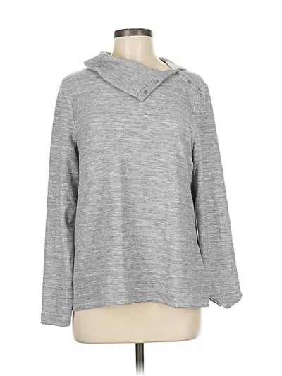 Pre-owned Chico's Pullover Sweater In Gray