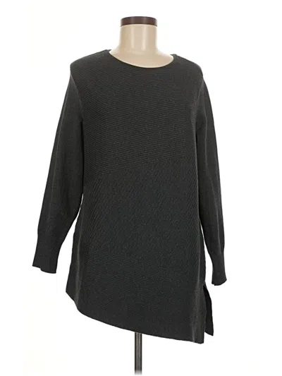 Pre-owned Chico's Pullover Sweater In Gray