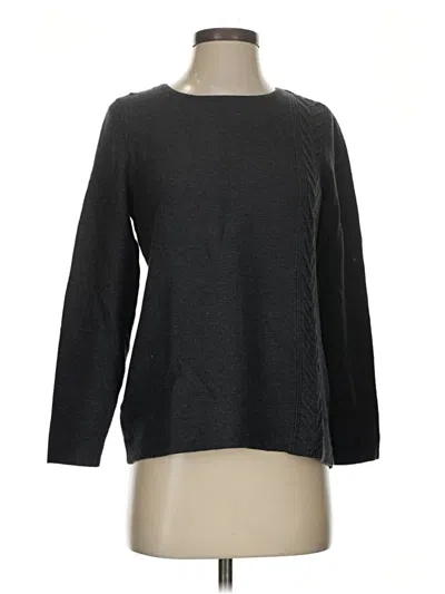 Pre-owned Chico's Pullover Sweater In Gray