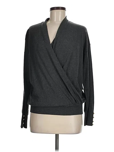 Pre-owned Chico's Pullover Sweater In Gray