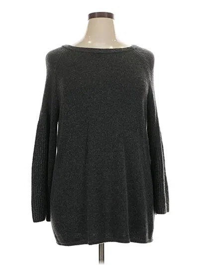 Pre-owned Chico's Pullover Sweater In Gray
