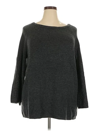Chico's Pullover Sweater In Gray