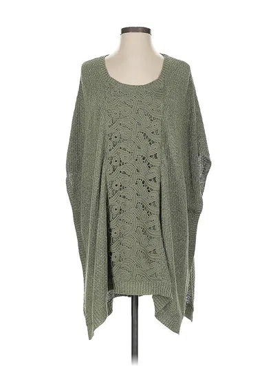 Pre-owned Chico's Pullover Sweater In Green