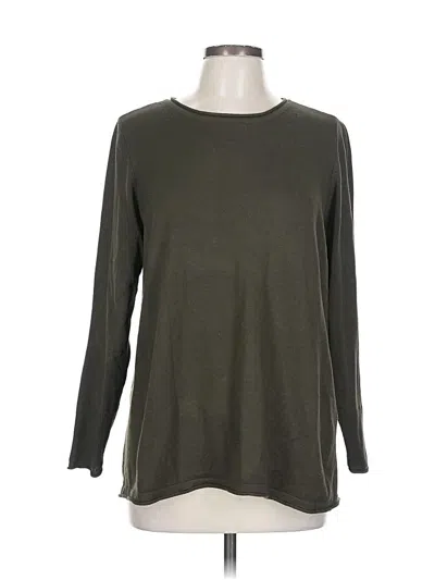 Pre-owned Chico's Pullover Sweater In Green