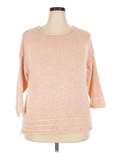 Pre-owned Chico's Pullover Sweater In Ivory