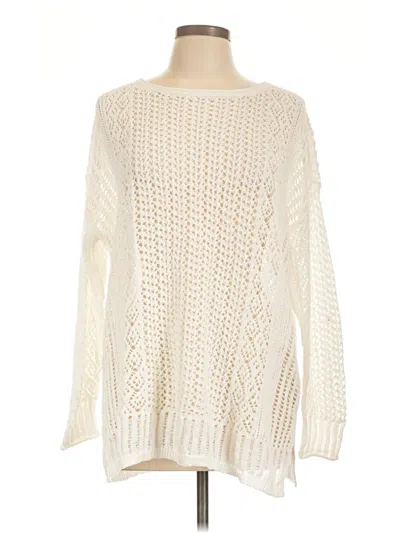 Pre-owned Chico's Pullover Sweater In Ivory