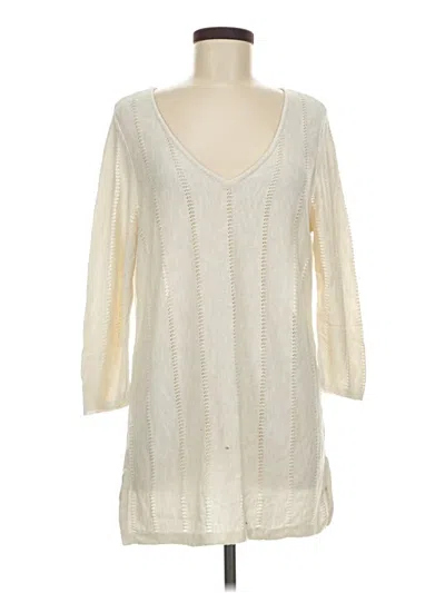 Pre-owned Chico's Pullover Sweater In Ivory