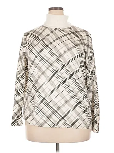Pre-owned Chico's Pullover Sweater In Ivory