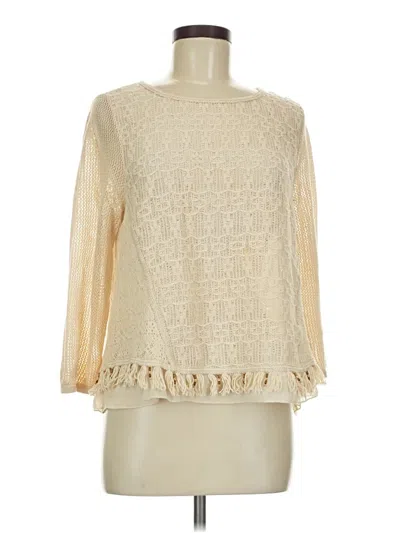 Pre-owned Chico's Pullover Sweater In Ivory