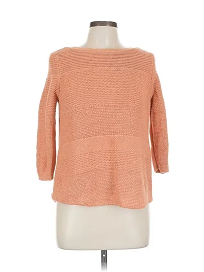 Pre-owned Chico's Pullover Sweater In Orange