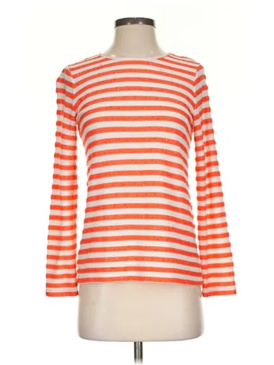 Pre-owned Chico's Pullover Sweater In Orange