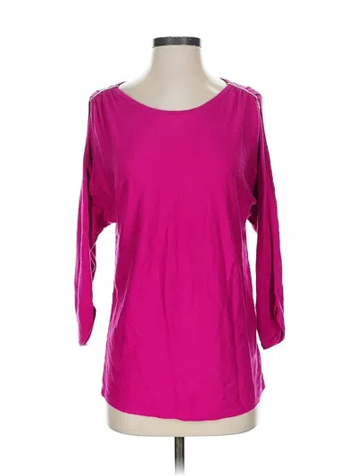 Pre-owned Chico's Pullover Sweater In Pink