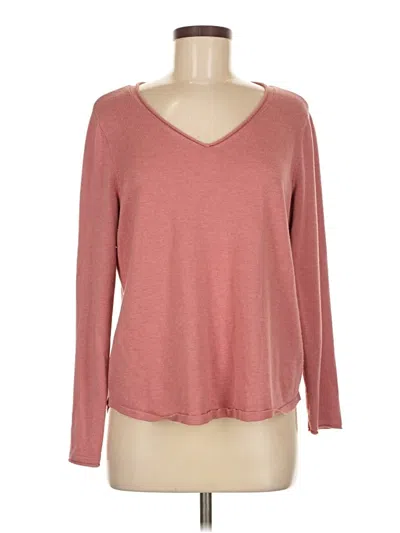 Pre-owned Chico's Pullover Sweater In Pink