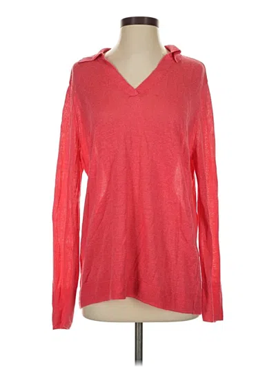 Pre-owned Chico's Pullover Sweater In Pink