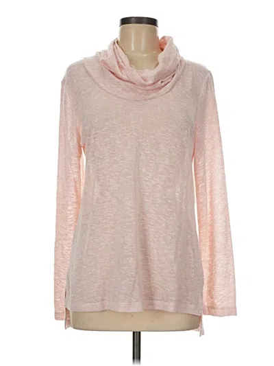 Pre-owned Chico's Pullover Sweater In Pink
