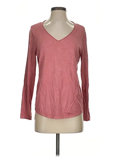 Pre-owned Chico's Pullover Sweater In Pink