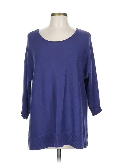 Pre-owned Chico's Pullover Sweater In Purple