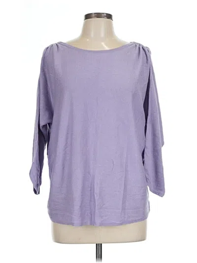 Pre-owned Chico's Pullover Sweater In Purple
