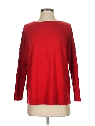 Pre-owned Chico's Pullover Sweater In Red