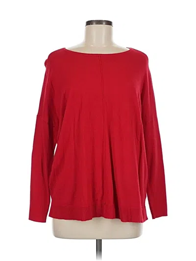 Pre-owned Chico's Pullover Sweater In Red