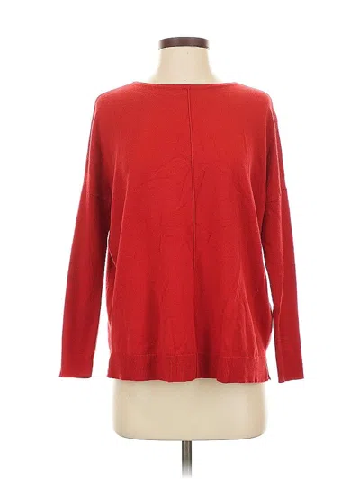 Pre-owned Chico's Pullover Sweater In Red