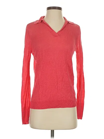Pre-owned Chico's Pullover Sweater In Red