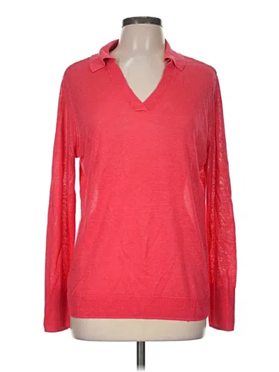 Pre-owned Chico's Pullover Sweater In Red