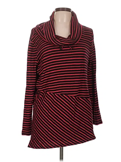 Pre-owned Chico's Pullover Sweater In Red