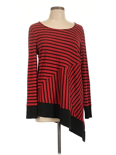 Pre-owned Chico's Pullover Sweater In Red