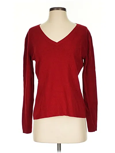 Pre-owned Chico's Pullover Sweater In Red