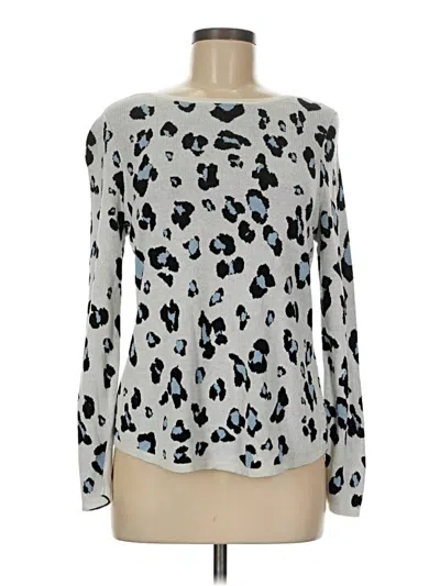 Pre-owned Chico's Pullover Sweater In Silver