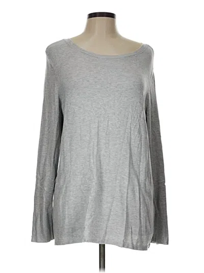 Pre-owned Chico's Pullover Sweater In Silver