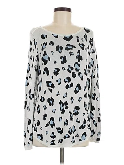 Pre-owned Chico's Pullover Sweater In Silver