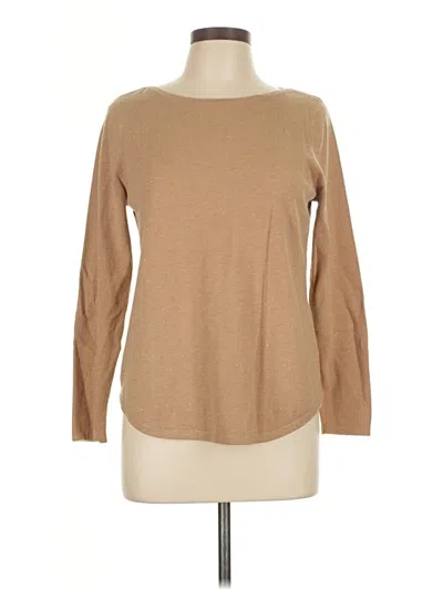 Pre-owned Chico's Pullover Sweater In Tan