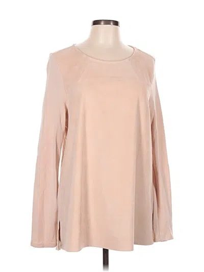 Pre-owned Chico's Pullover Sweater In Tan