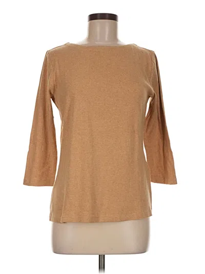 Pre-owned Chico's Pullover Sweater In Tan