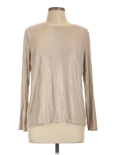 Pre-owned Chico's Pullover Sweater In Tan