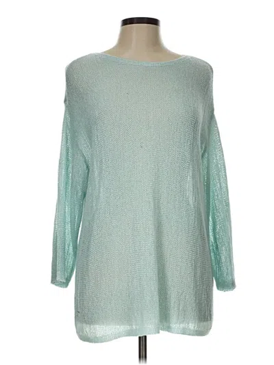 Pre-owned Chico's Pullover Sweater In Teal