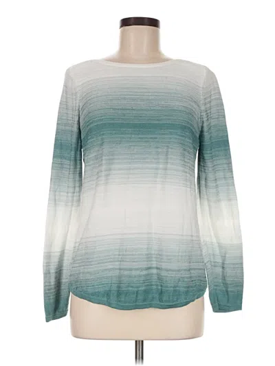 Pre-owned Chico's Pullover Sweater In Teal